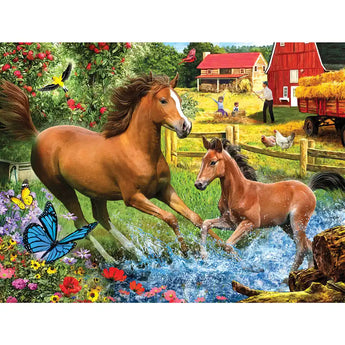 Set of 6 Larry Jones Jigsaw Puzzles