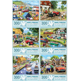 Set of 6 Kevin Walsh Jigsaw Puzzles