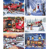 Set of 6 Macneil Studio 1000 Piece Jigsaw Puzzles