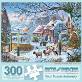 Country Winter Bus Jigsaw Puzzle