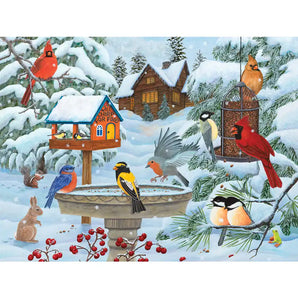 Winter Feeding Time Jigsaw Puzzle