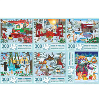 Set of 6 Kathy Bambeck Jigsaw Puzzles