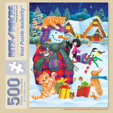 Snowmans Surprise Guests Jigsaw Puzzle