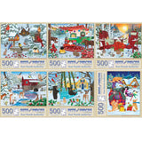 Set of 6 Kathy Bambeck Jigsaw Puzzles