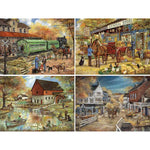 Country Nostalgia 4in1 Multipack Jigsaw Puzzle Bundle by Ruane Manning