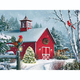 Winter Barn II Jigsaw Puzzle