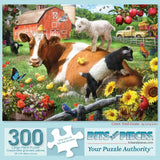 Cow and Goats Jigsaw Puzzle