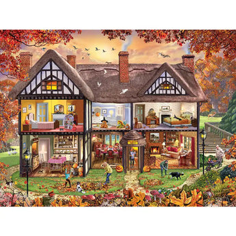 Seasons House Autumn Jigsaw Puzzle