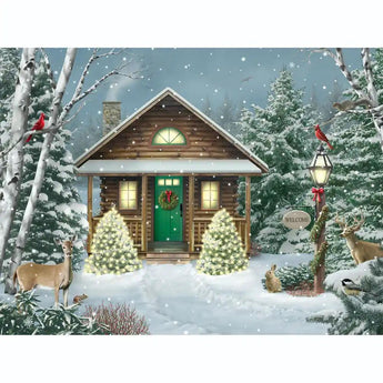 Christmas Cabin 500 Piece Jigsaw Puzzle