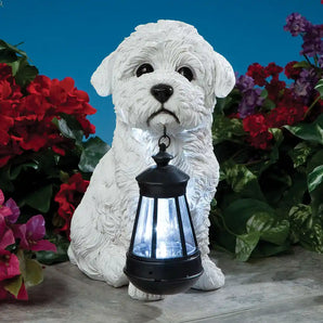 Solar LED Dog Breed Garden Lantern - Bits and Pieces
