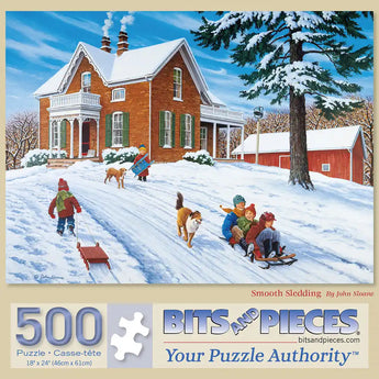 Smooth Sledding Jigsaw Puzzle