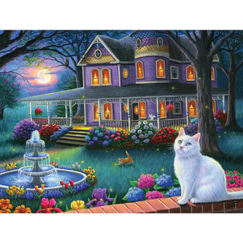 Moonlight In the Garden Jigsaw Puzzle