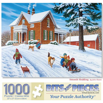 Smooth Sledding Jigsaw Puzzle