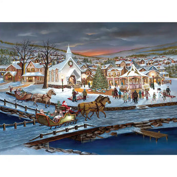 Yuletide Carolers Jigsaw Puzzle