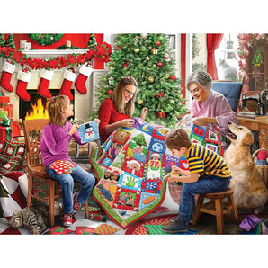 Christmas Quilting Jigsaw Puzzle