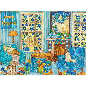 Hanukah Living Room Jigsaw Puzzle