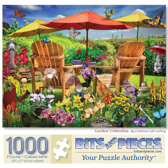 Garden Umbrellas Jigsaw Puzzle