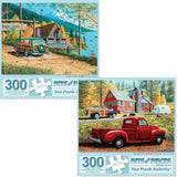 Set of 2 Mike Bennett Jigsaw Puzzles