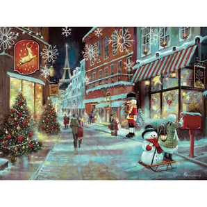 Christmas In Paris Jigsaw Puzzle