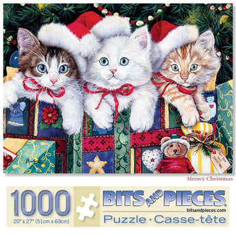 Meowy Christmas Jigsaw Puzzle