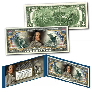 Benjamin Franklin Lightning Electricity $200 Bill