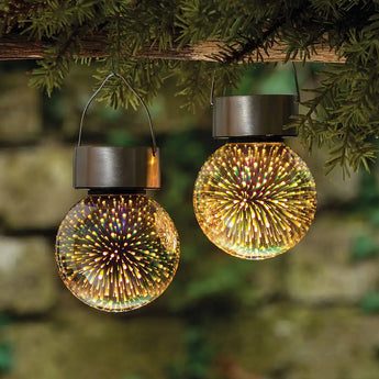 Hanging Firework Solar Lamp