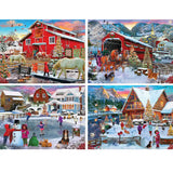 Set of 4 David Maclean 300 Large Piece Jigsaw Puzzles