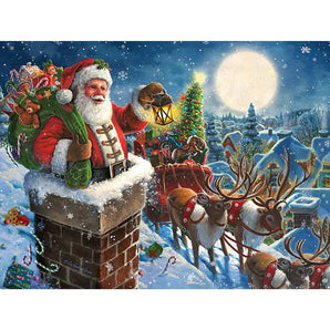 Santa's First Stop Jigsaw Puzzle