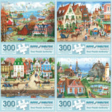 Set of 4 Mary Ann Vessey Jigsaw Puzzles