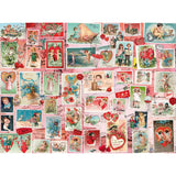 Valentine Stamps Quilt 500 Piece Jigsaw Puzzle