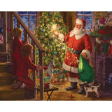 Children Watching Santa 300 Large Piece Jigsaw Puzzle