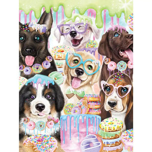 Doggies And Donuts Jigsaw Puzzle