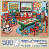 Quilting Room 500 Piece Jigsaw Puzzle