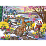 Set of 6 Nancy Wernersbach 300 Large Piece Puzzles Bits and Pieces