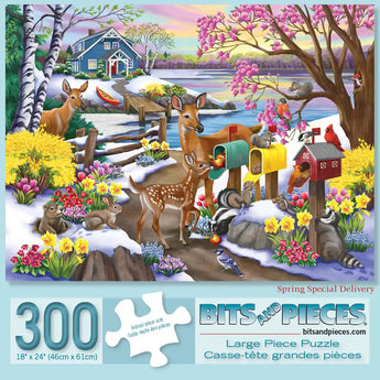 Spring Special Delivery 300 Large Piece Jigsaw Puzzle