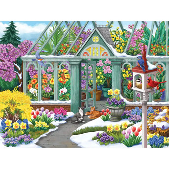 Set of 6 Nancy Wernersbach 300 Large Piece Puzzles Bits and Pieces