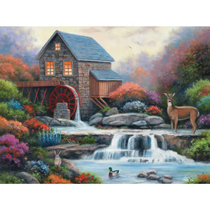 A Visit to the Waterwheel Jigsaw Puzzle