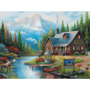 Moose Creek Lodge Jigsaw Puzzle