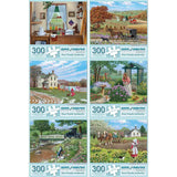 Set of 6 John Sloane Jigsaw Puzzles