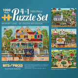 Memory Lane 4in1 Multipack Jigsaw Puzzle Bundle by Joseph Holodook