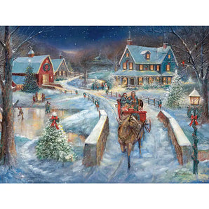 Evening Sleigh Bells Jigsaw Puzzle