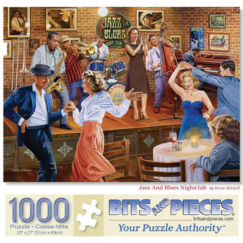 Jazz And Blues Nightclub Jigsaw Puzzle