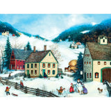 Winter Fun In Village 300 Large Piece Jigsaw Puzzle