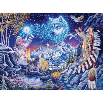 Wolf Spirit 300 Large Piece Jigsaw Puzzle