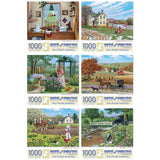 Set of 6 John Sloane Jigsaw Puzzles