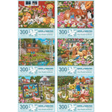 Set of 6 William Vanderdasson Jigsaw Puzzles