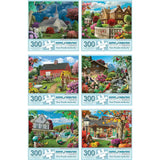 Set of 6 Alan Giana Jigsaw Puzzles