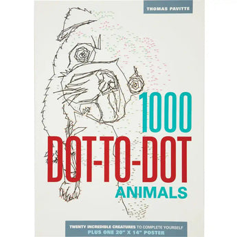 Animals 1000 Dot to Dot Puzzle Book