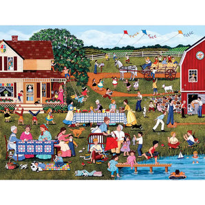 Annual Family Reunion Jigsaw Puzzle