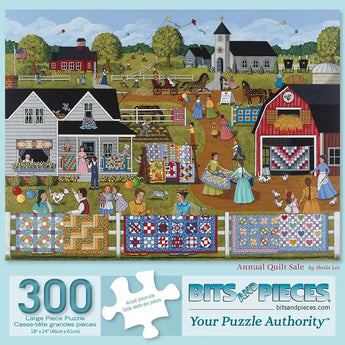 Annual Quilt Sale Jigsaw Puzzle